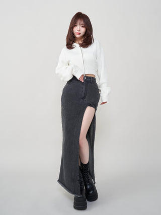 モデル：158cm（着用サイズ：FREE　着用カラー：WHT）