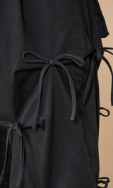 モデル：158cm（着用サイズ：S　着用カラー：BLK）