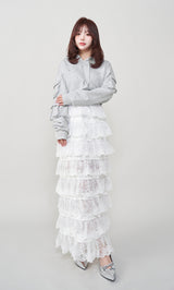 モデル：158cm（着用サイズ：FREE　着用カラー：GRY）