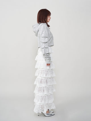 モデル：158cm（着用サイズ：FREE　着用カラー：GRY）