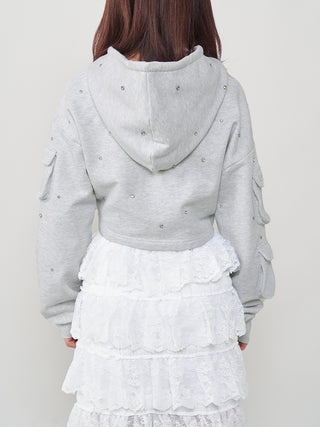 モデル：158cm（着用サイズ：FREE　着用カラー：GRY）