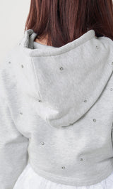 モデル：158cm（着用サイズ：FREE　着用カラー：GRY）