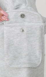 モデル：158cm（着用サイズ：FREE　着用カラー：GRY）