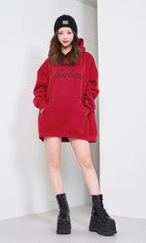 モデル：158cm（着用サイズ：FREE　着用カラー：RED）