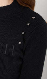モデル：158cm（着用サイズ：FREE　着用カラー：BLK）