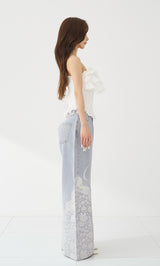 モデル：158cm（着用サイズ：FREE　着用カラー：WHT）