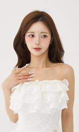 モデル：158cm（着用サイズ：FREE　着用カラー：WHT）