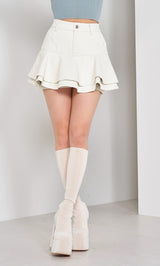 モデル：158cm（着用サイズ：S　着用カラー：WHT）