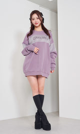 モデル：158cm（着用サイズ：FREE　着用カラー：PUR）
