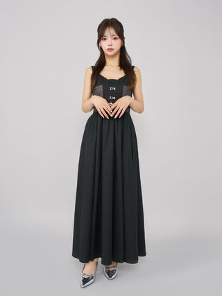 モデル：158cm（着用サイズ：FREE　着用カラー：BLK）