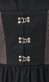 モデル：158cm（着用サイズ：FREE　着用カラー：BLK）
