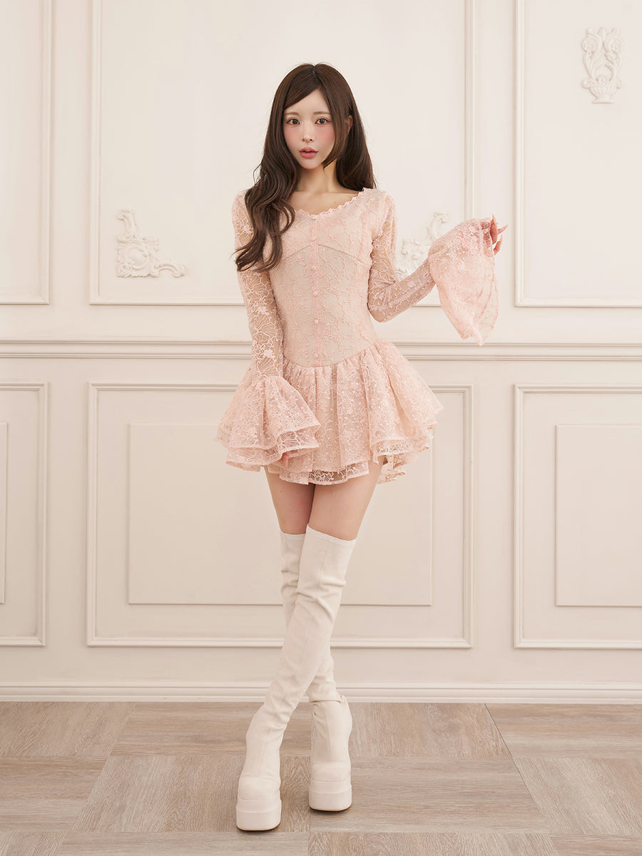 モデル：158cm（着用サイズ：FREE　着用カラー：P-BEG）