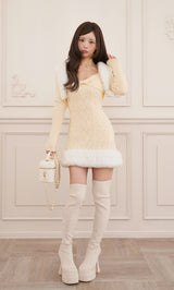 モデル：158cm（着用サイズ：FREE　着用カラー：WHT）