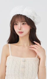 モデル：158cm（着用サイズ：FREE　着用カラー：IVO）