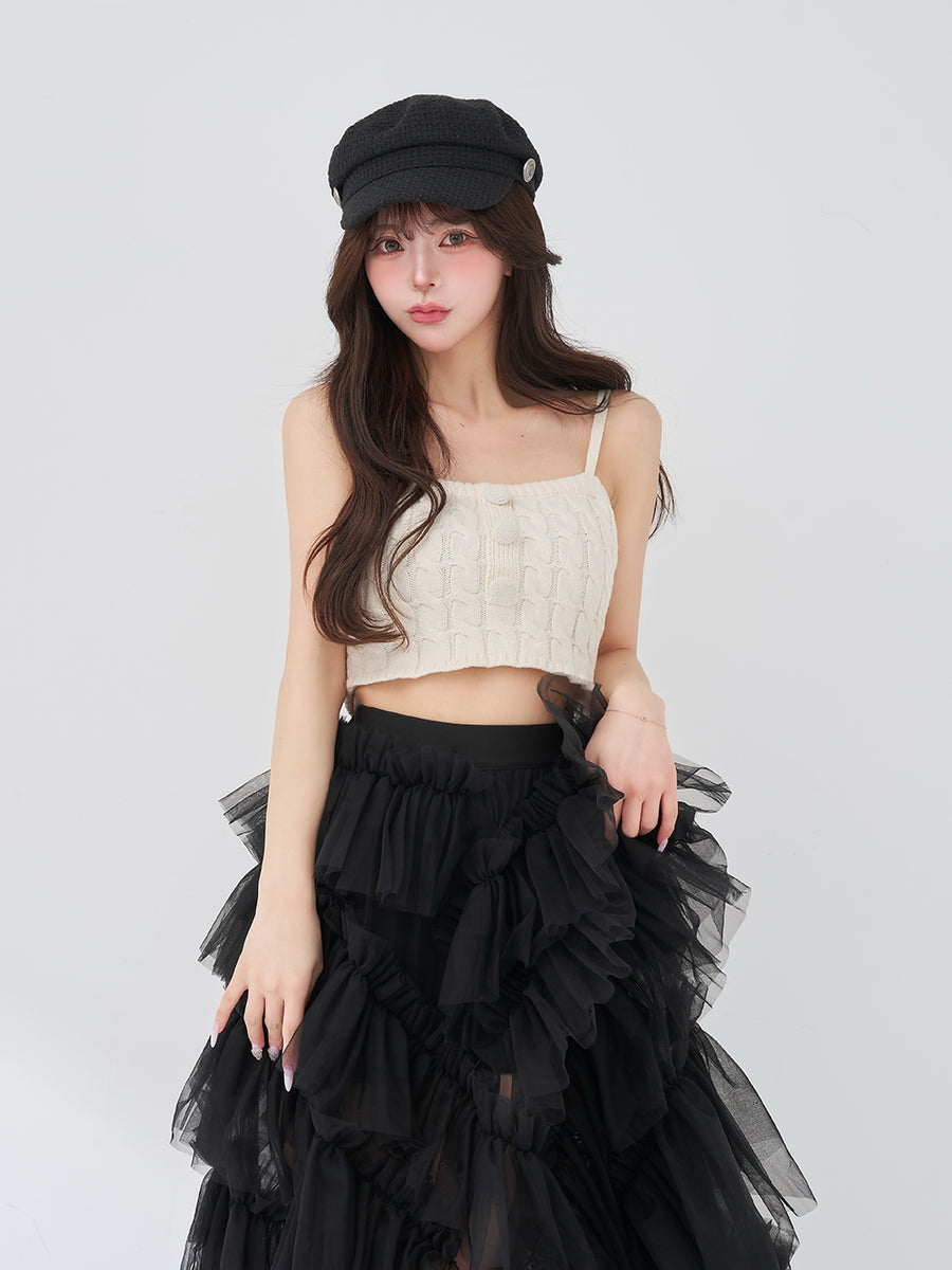 モデル：158cm（着用サイズ：FREE　着用カラー：IVO）