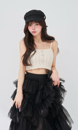 モデル：158cm（着用サイズ：FREE　着用カラー：IVO）