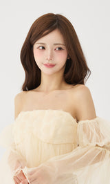 モデル：158cm（着用サイズ：FREE　着用カラー：IVO）