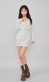 モデル：158cm（着用サイズ：FREE　着用カラー：WHT）