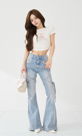 モデル：158cm（着用サイズ：FREE　着用カラー：WHT）