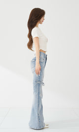 モデル：158cm（着用サイズ：FREE　着用カラー：WHT）