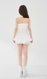 モデル：158cm（着用サイズ：FREE　着用カラー：WHT）
