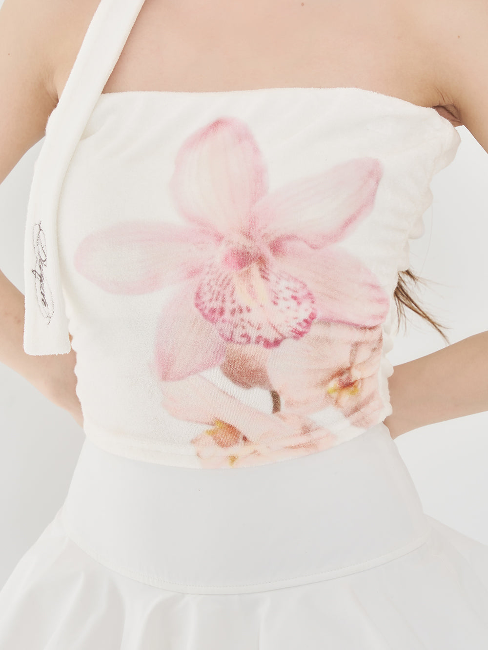 Orchidflowerパイルベアトップ