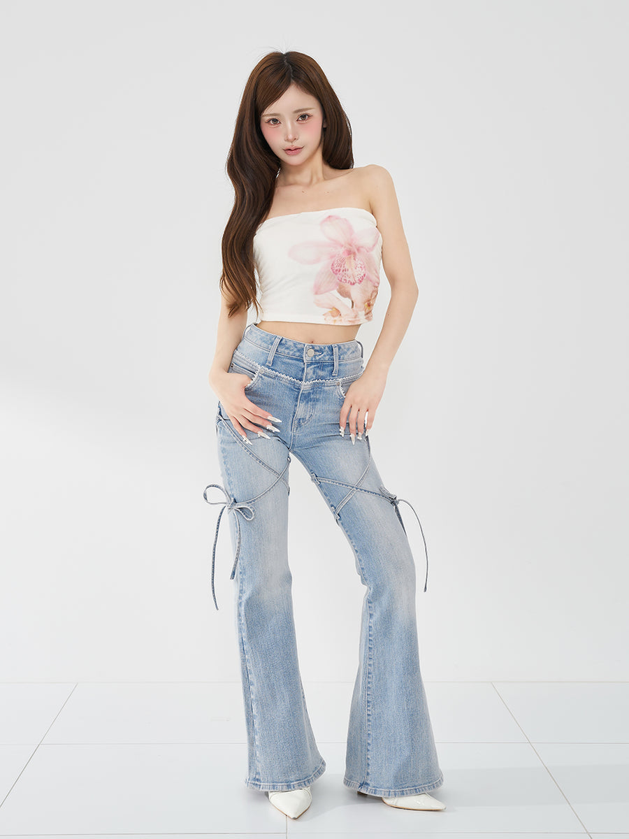 モデル：158cm（着用サイズ：FREE　着用カラー：WHT）