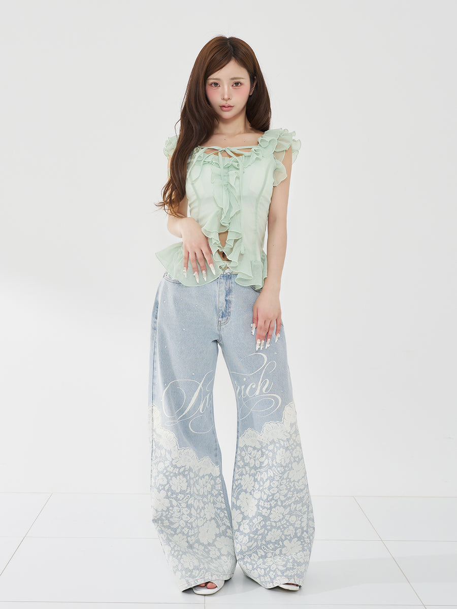 モデル：158cm（着用サイズ：FREE　着用カラー：MNT）