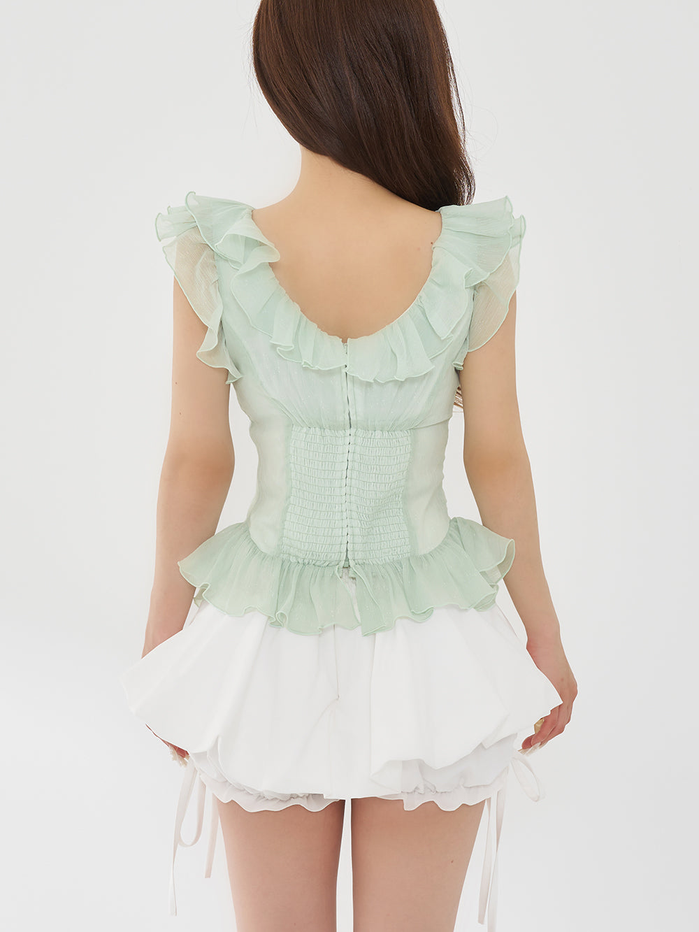 モデル：158cm（着用サイズ：FREE　着用カラー：MNT）