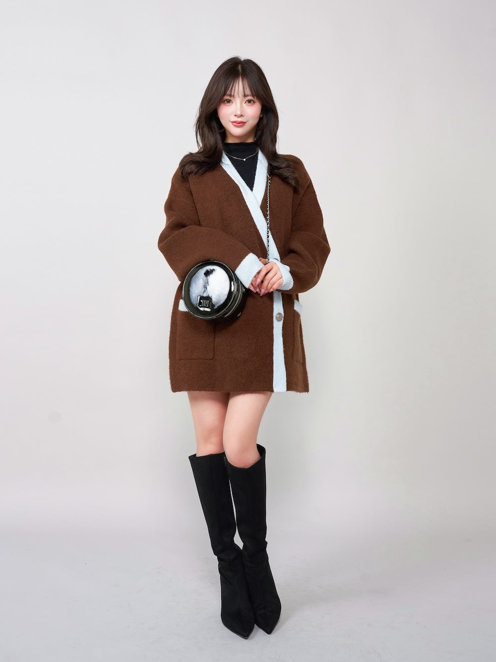 パイピングオーバーニットカーディガン – Darich (ダーリッチ)