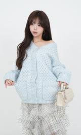 モデル：158cm（着用サイズ：FREE　着用カラー：SAX）