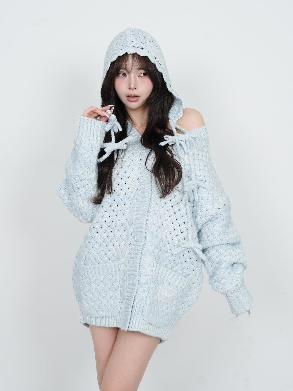 サイズ：FREE　カラー：SAX