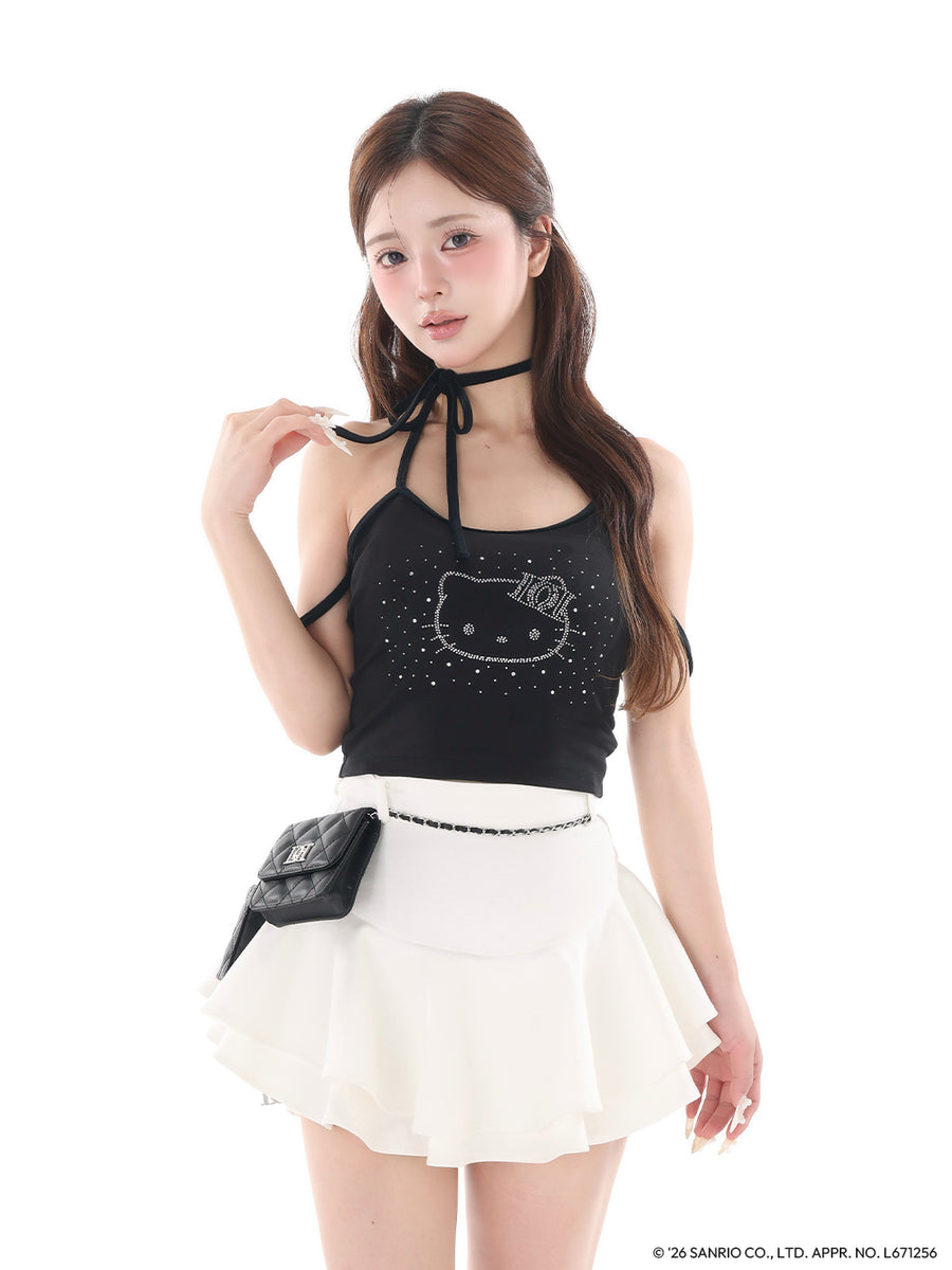 モデル：158cm（着用サイズ：FREE　着用カラー：BLK）
