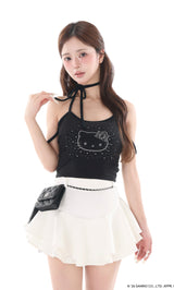 モデル：158cm（着用サイズ：FREE　着用カラー：BLK）