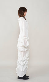 モデル：158cm（着用サイズ：FREE　着用カラー：WHT）