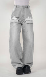 モデル：158cm（着用サイズ：S　着用カラー：GRY）