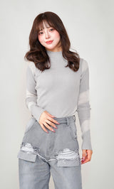 モデル：158cm（着用サイズ：FREE　着用カラー：GRY）