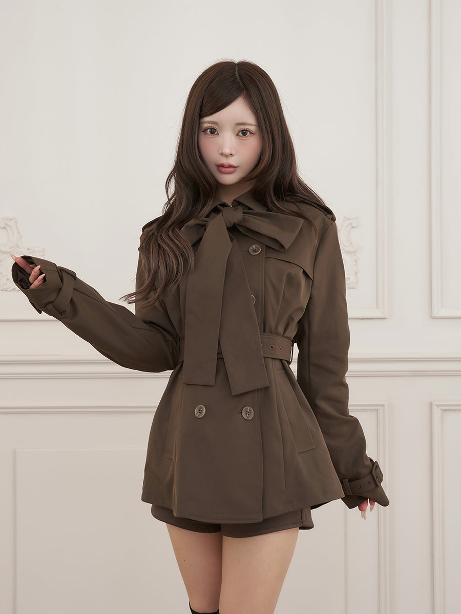モデル：158cm（着用サイズ：FREE　着用カラー：BRN）