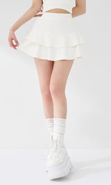 シグネチャーDRベロアミニスカート – Darich