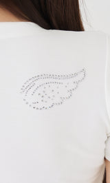 モデル：158cm（着用サイズ：FREE　着用カラー：WHT）