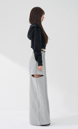モデル：158cm（着用サイズ：S　着用カラー：GRY）