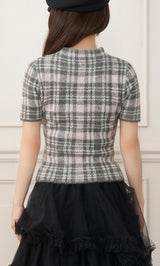 モデル：158cm（着用サイズ：FREE　着用カラー：GRY）