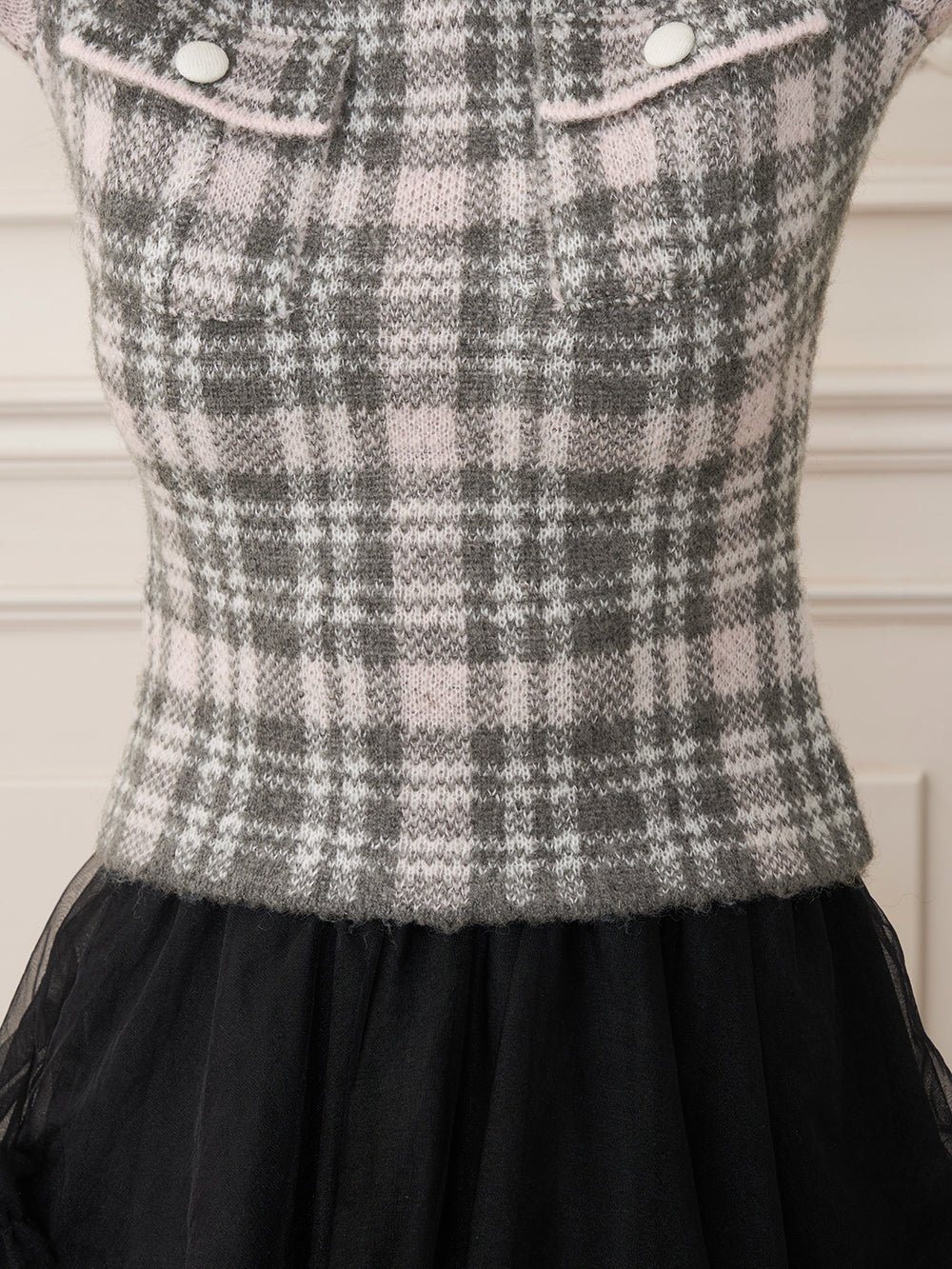 モデル：158cm（着用サイズ：FREE　着用カラー：GRY）