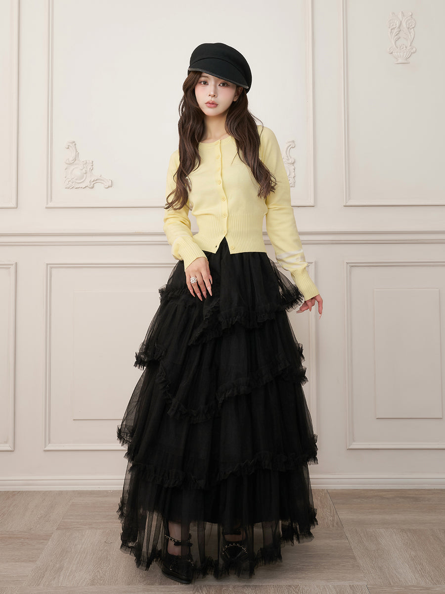 モデル：158cm（着用サイズ：FREE　着用カラー：YEL）