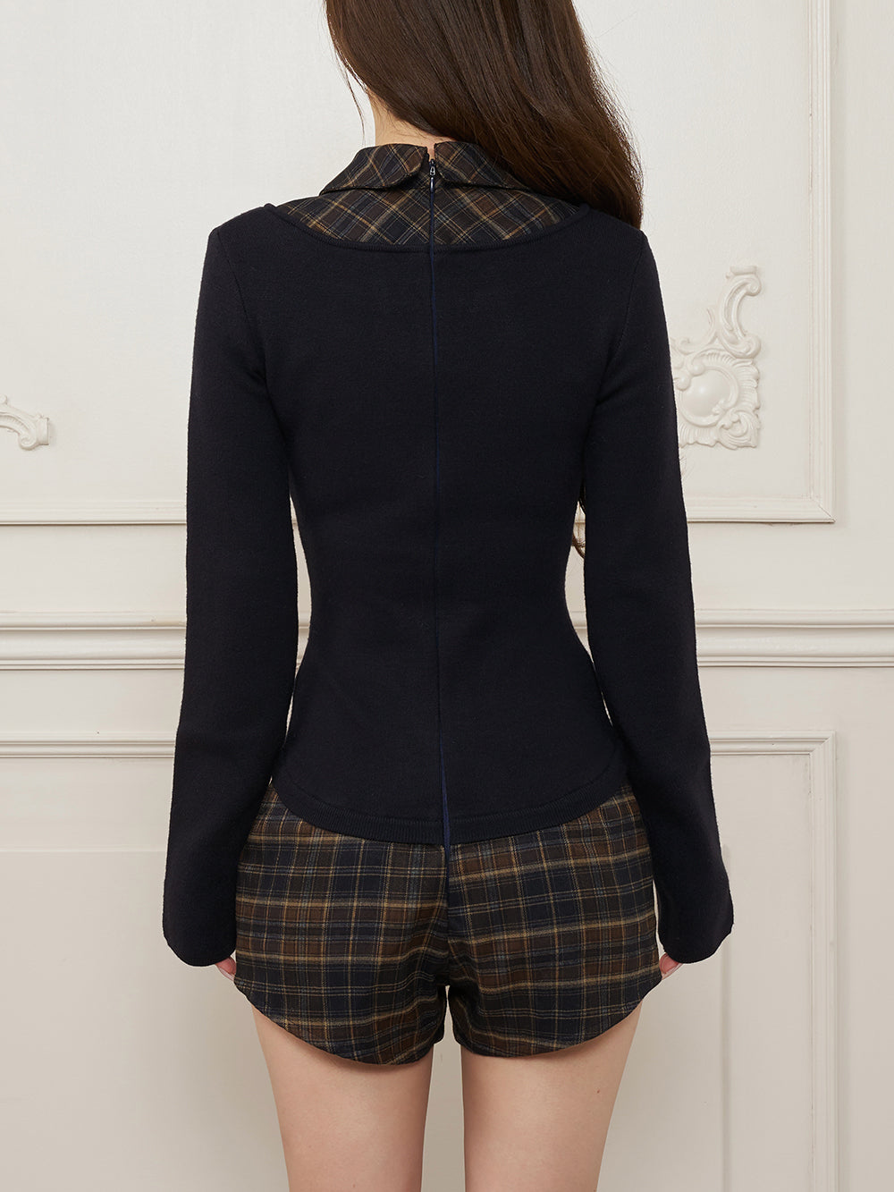 モデル：158cm（着用サイズ：FREE　着用カラー：NVY）