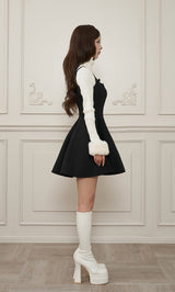 モデル：158cm（着用サイズ：FREE　着用カラー：BLK）