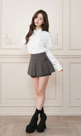 モデル：158cm（着用サイズ：S　着用カラー：GRY）