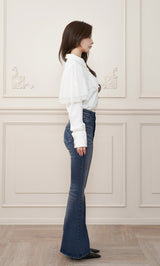 モデル：158cm（着用サイズ：FREE　着用カラー：WHT）