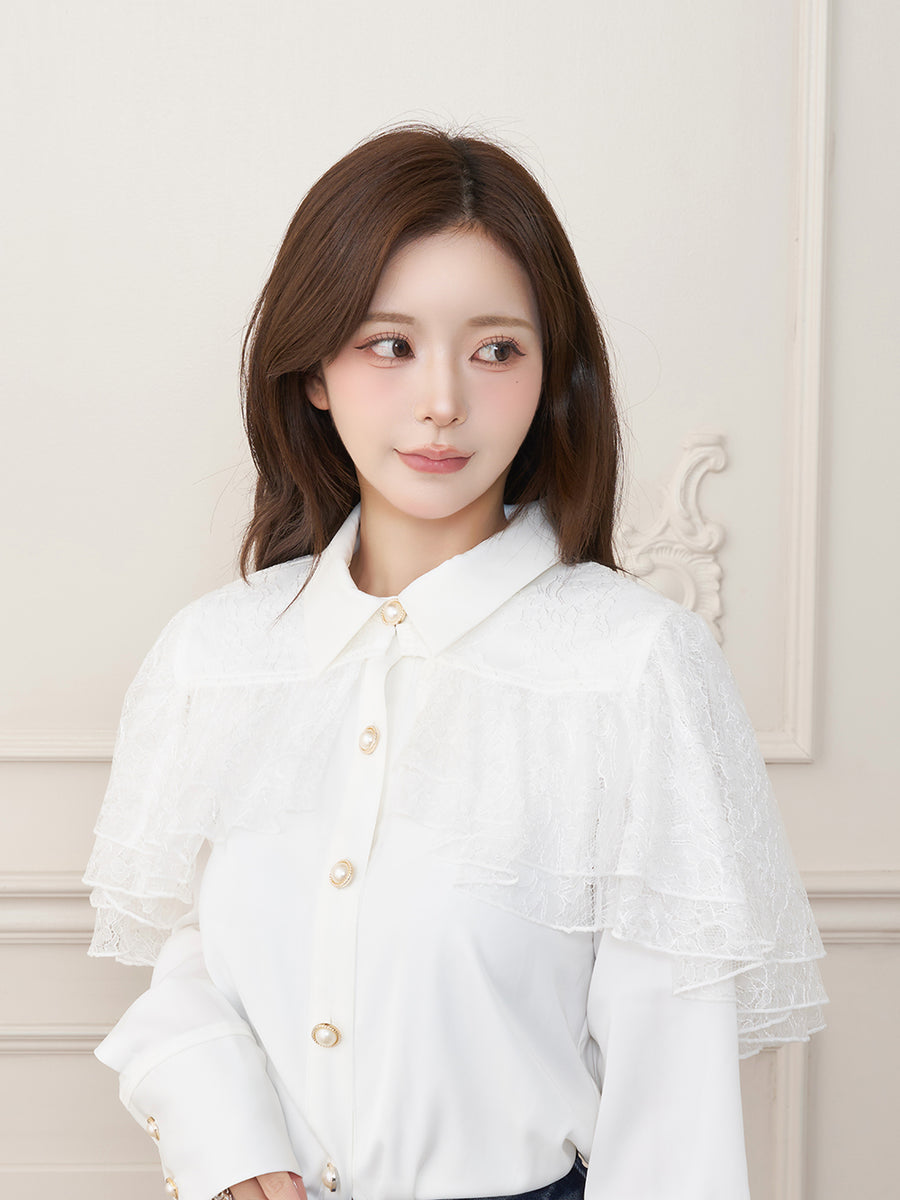 モデル：158cm（着用サイズ：FREE　着用カラー：WHT）