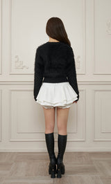 モデル：158cm（着用サイズ：FREE　着用カラー：BLK）